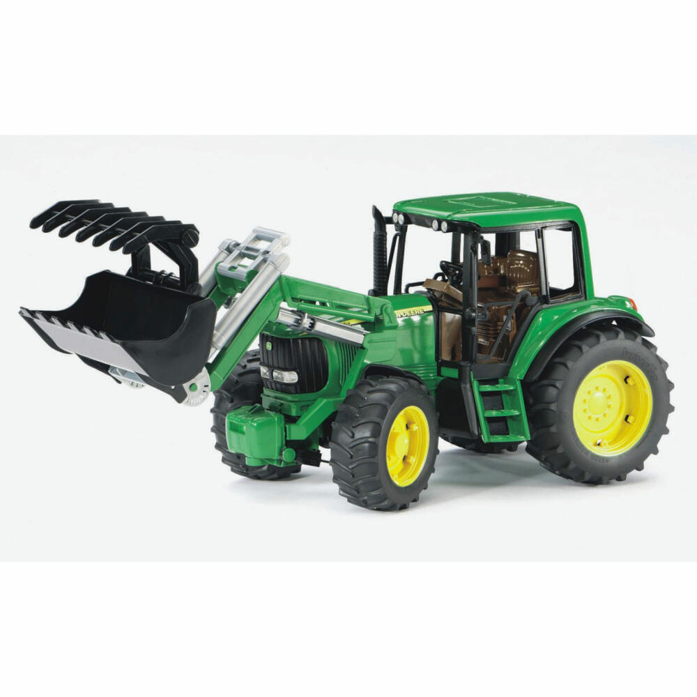 Bruder Landwirtschaft John Deere 6920, mit Frontlader, Traktor, Modellfahrzeug, Modell Fahrzeug, Spielzeug, 02052