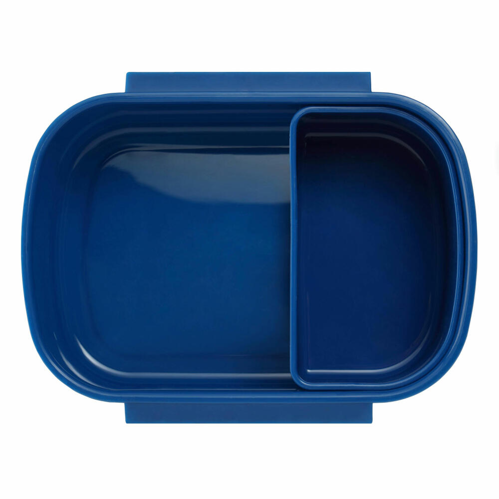 sigikid Brotzeitbox Frido Firefighter, Brotbox, Brotdose, Butterbrotdose, Vesperdose, Kinder, Kunststoff, Blau, 24474