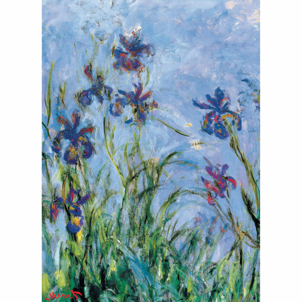 Eurographics Puzzle Schwertlilien von Claude Monet, 1000 Teile, 68 x 48 cm, 6000-2034