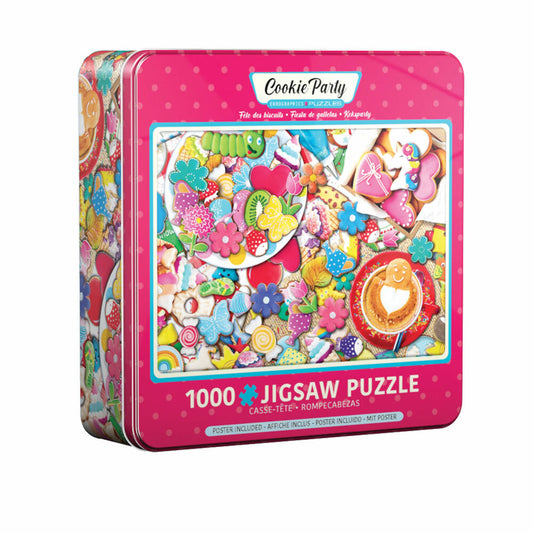 Eurographics Puzzle Kekse Party in Puzzledose, 1000 Teile, 49 x 68 cm, 8051-5605