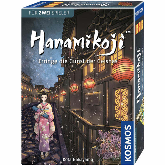KOSMOS Familienspiele Hanamikoji, Geisha, Japan, Spiel für Zwei, ab 10 Jahren, 692940