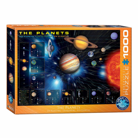 Eurographics Puzzle Die Planeten, Astronomie, 1000 Teile, 68 x 48 cm, 6000-1009