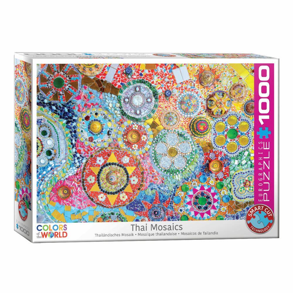 Eurographics Puzzle Thailändisches Mosaik, 1000 Teile, 68 x 48 cm, 6000-5637