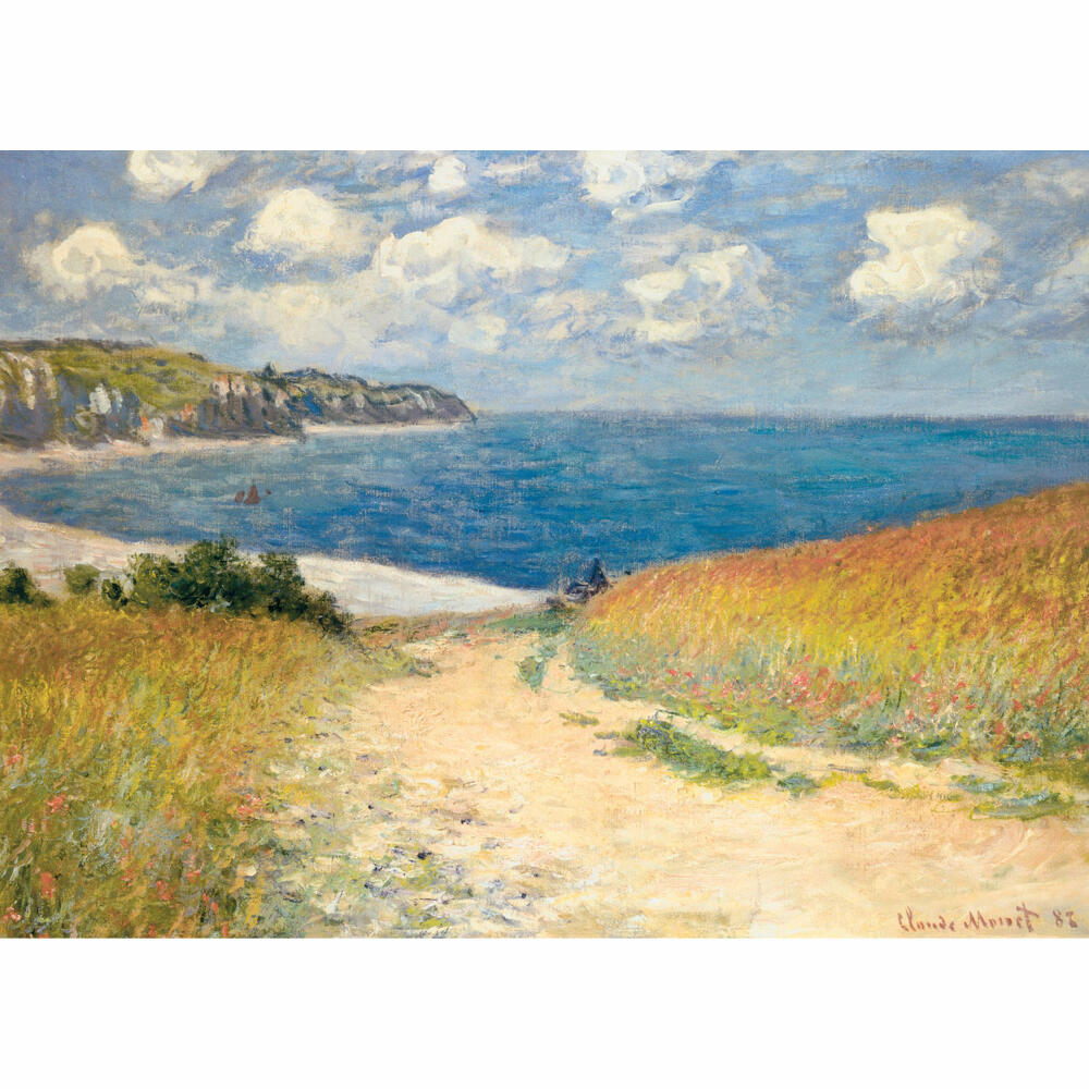 Eurographics Puzzle Strandweg zwischen Weizenfeldern von Claude Monet, 1000 Teile, 68 x 48 cm, 6000-1499