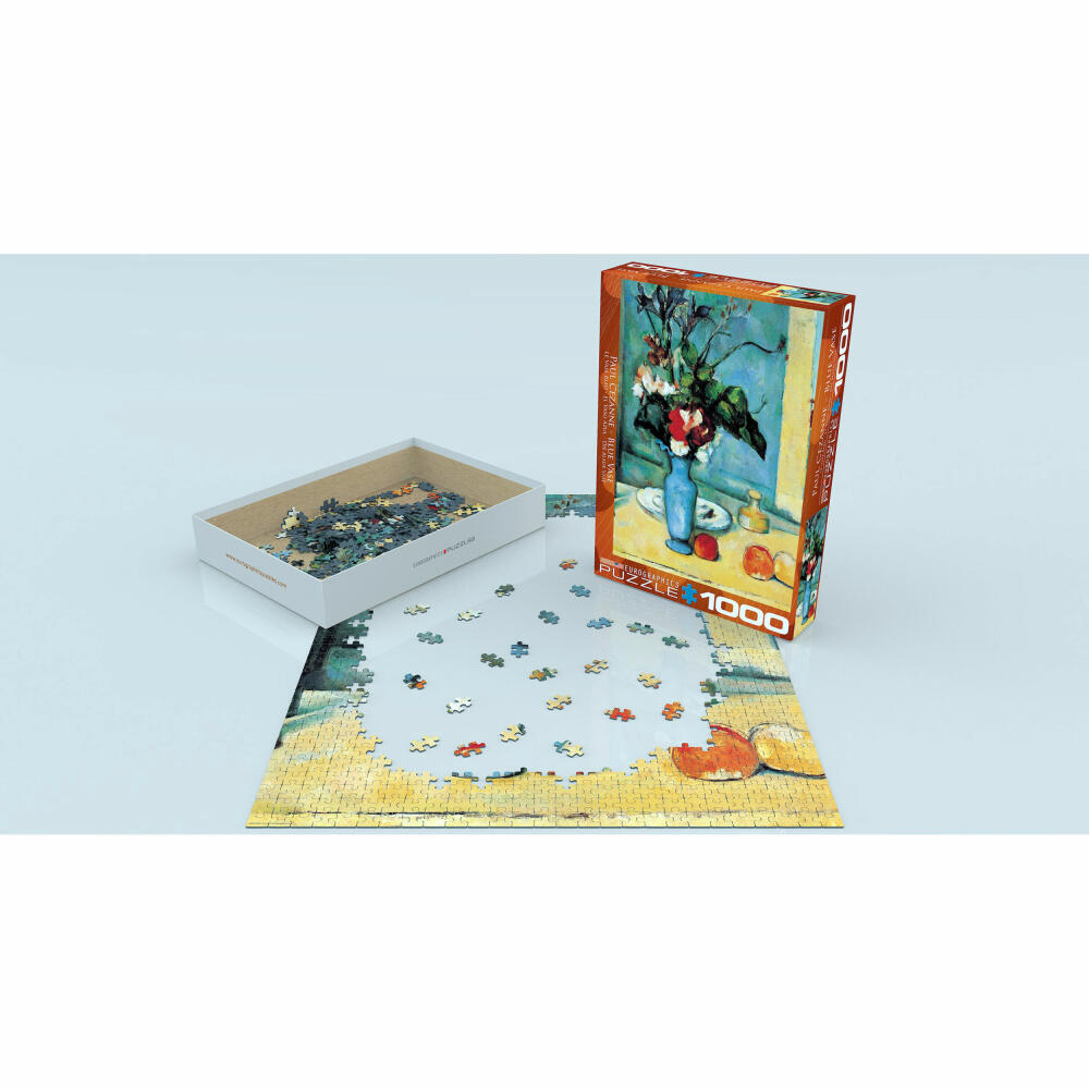 Eurographics Puzzle Die blaue Vase von Cezanne, 1000 Teile, 68 x 48 cm, 6000-3802