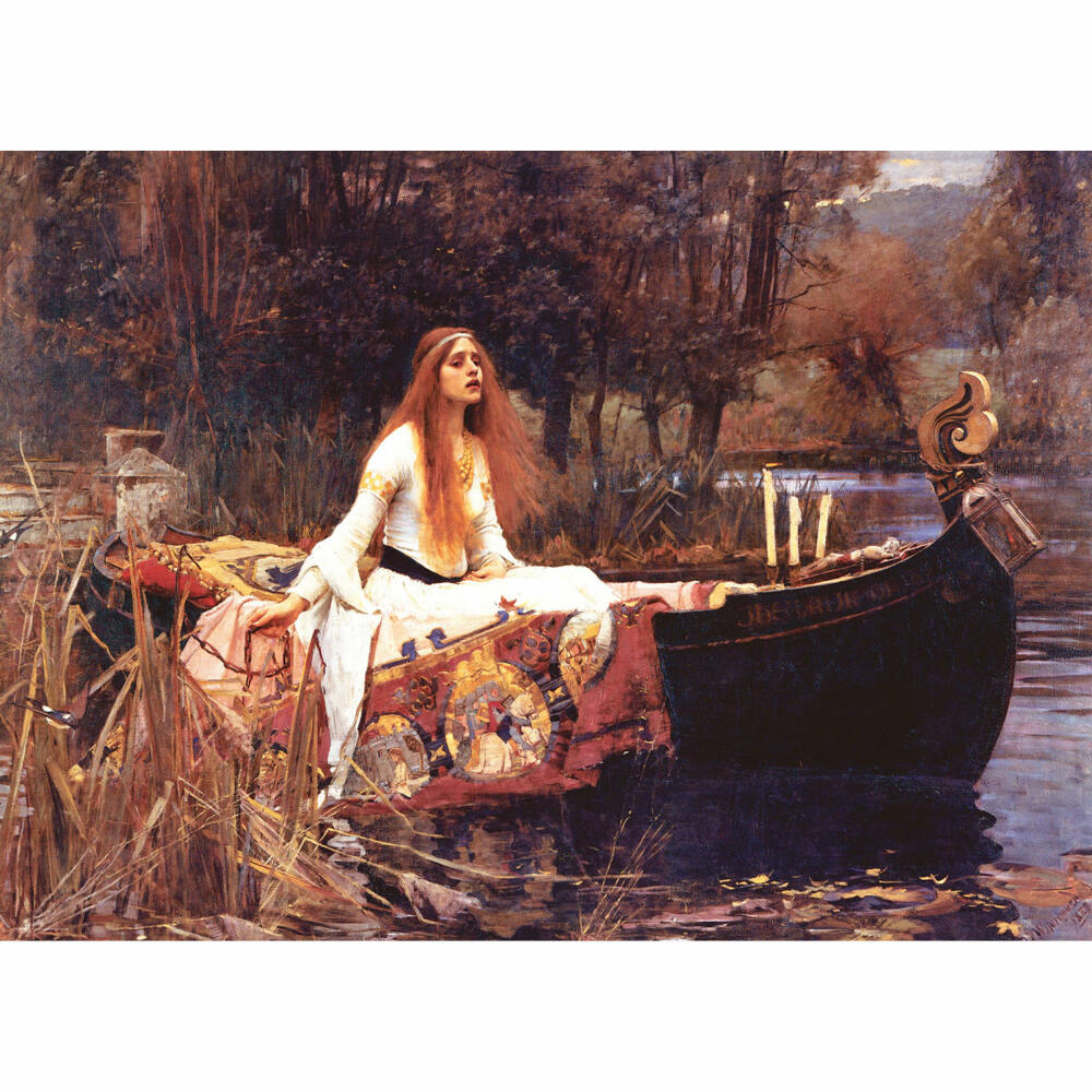 Eurographics Puzzle Die Lady of Shalott von John Waterhouse, 1000 Teile, 68 x 48 cm, 6000-1133