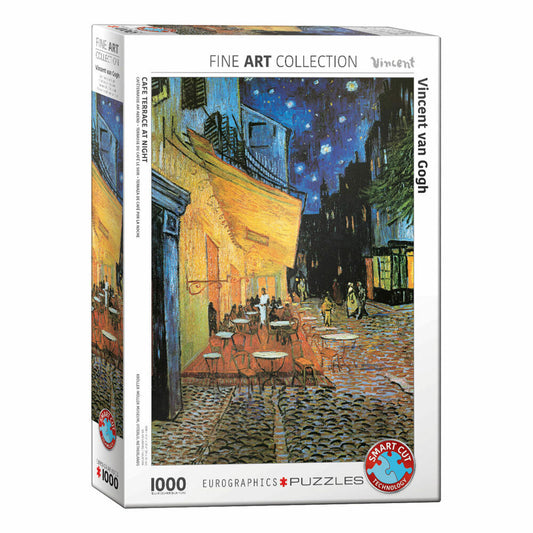 Eurographics Puzzle Caféterrasse am Abend von Vincent van Gogh, 1000 Teile, 68 x 48 cm, 6000-2143