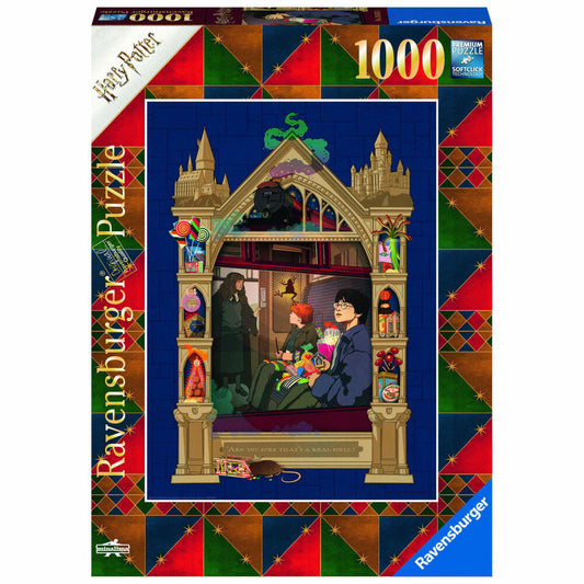 Ravensburger Puzzle Harry Potter Weg auf dem Weg nach Hogwards, Erwachsenenpuzzle, Erwachsenen Puzzles, 1000 Teile, 16515