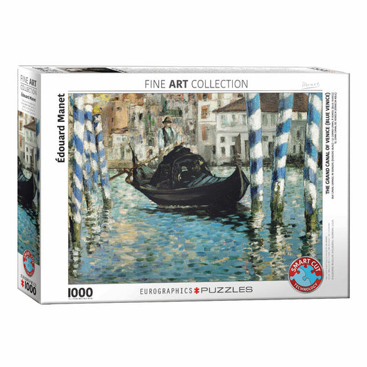 Eurographics Puzzle Der Canal Grande in Venedig von Manet, 1000 Teile, 68 x 48 cm, 6000-0828