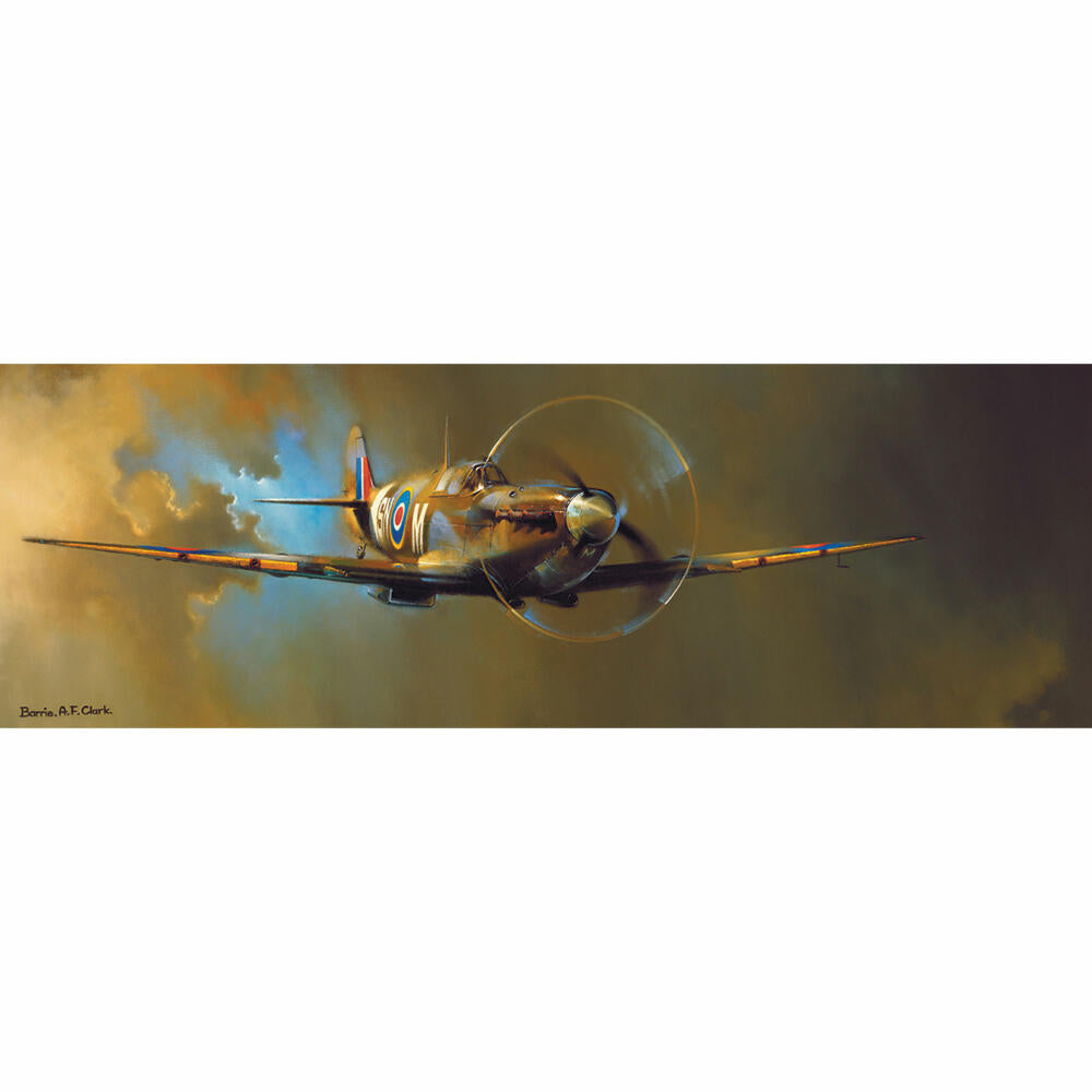 Eurographics Puzzle Spitfire durchbricht die Wolken, 1000 Teile Panorama, 96 x 32 cm, 6010-0952