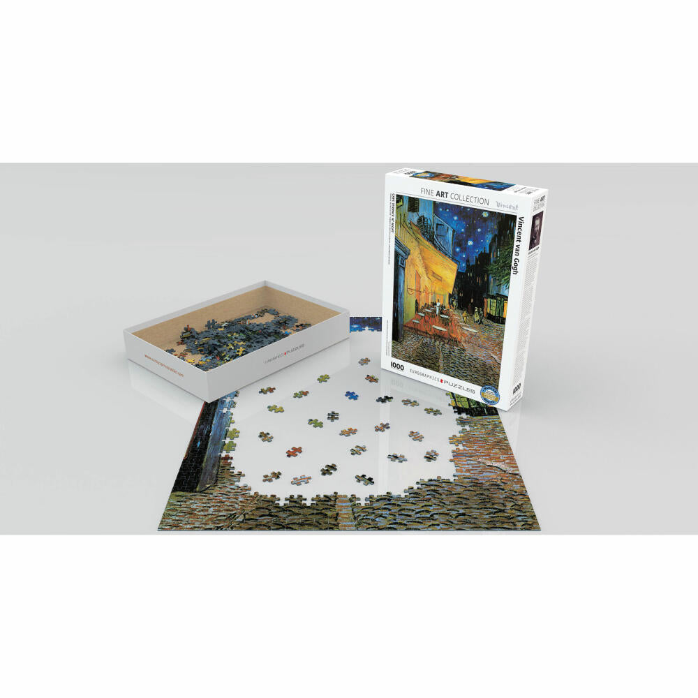 Eurographics Puzzle Caféterrasse am Abend von Vincent van Gogh, 1000 Teile, 68 x 48 cm, 6000-2143