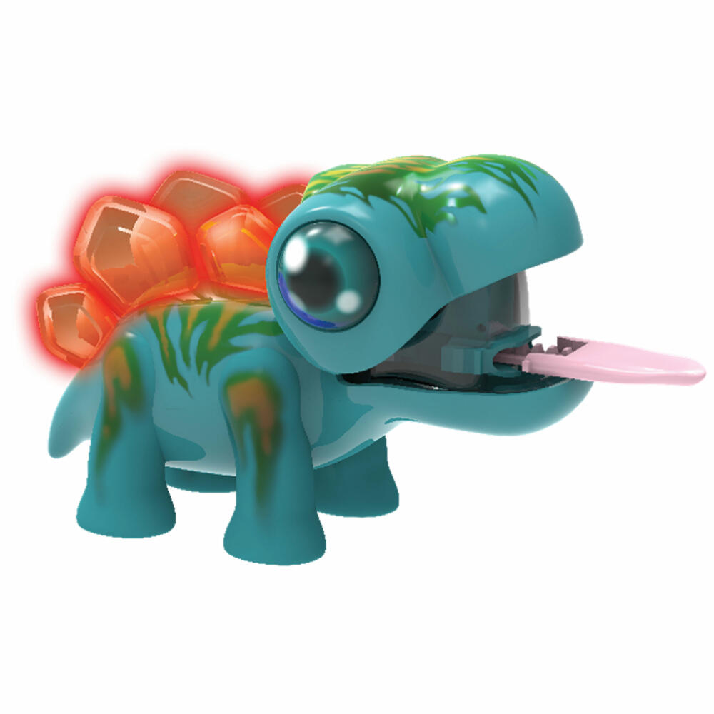 YCOO Spielfigur Gloopies Dino, mit Magnetzunge, zum Sammeln, Licht & Sound, Spielzeug, 88581