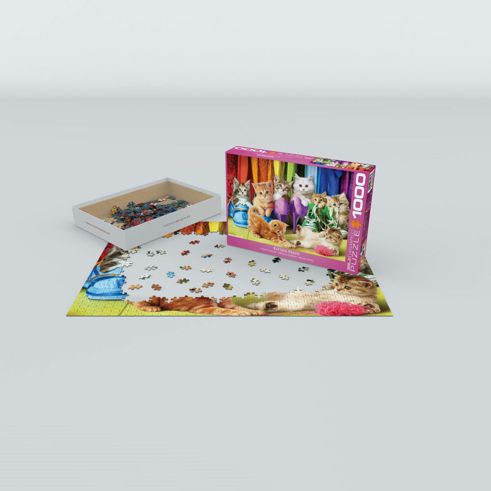 Eurographics Puzzle Katzen Pride, Kätzchen, 1000 Teile, 68 x 48 cm, 6000-5543