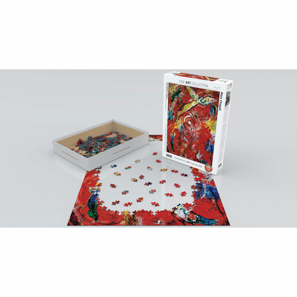 Eurographics Puzzle Der Triumpf der Musik von Marc Chagall, 1000 Teile, 68 x 48 cm, 6000-5418