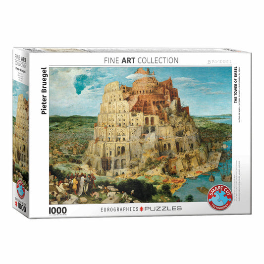 Eurographics Puzzle Der Turm zu Babel von Bruegel, 1000 Teile, 68 x 48 cm, 6000-0837