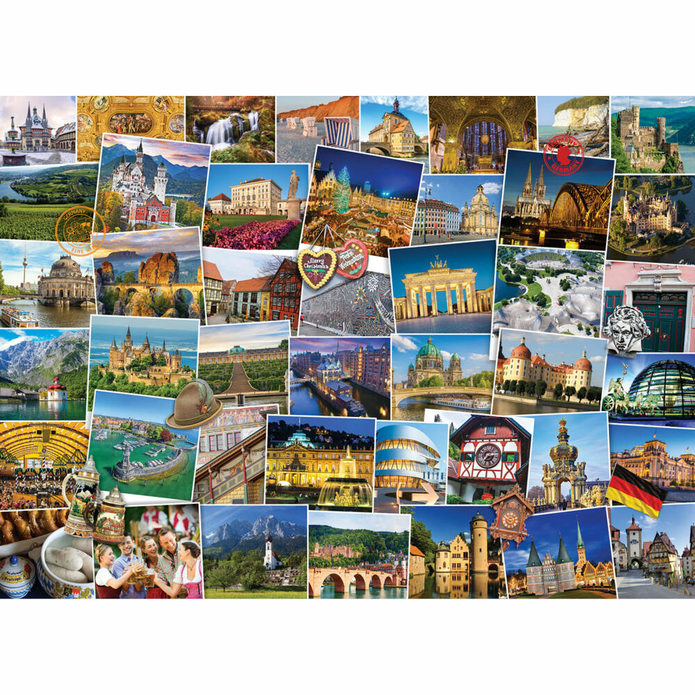 Eurographics Puzzle Globetrotter Deutschland, 1000 Teile, 68 x 48 cm, 6000-5465