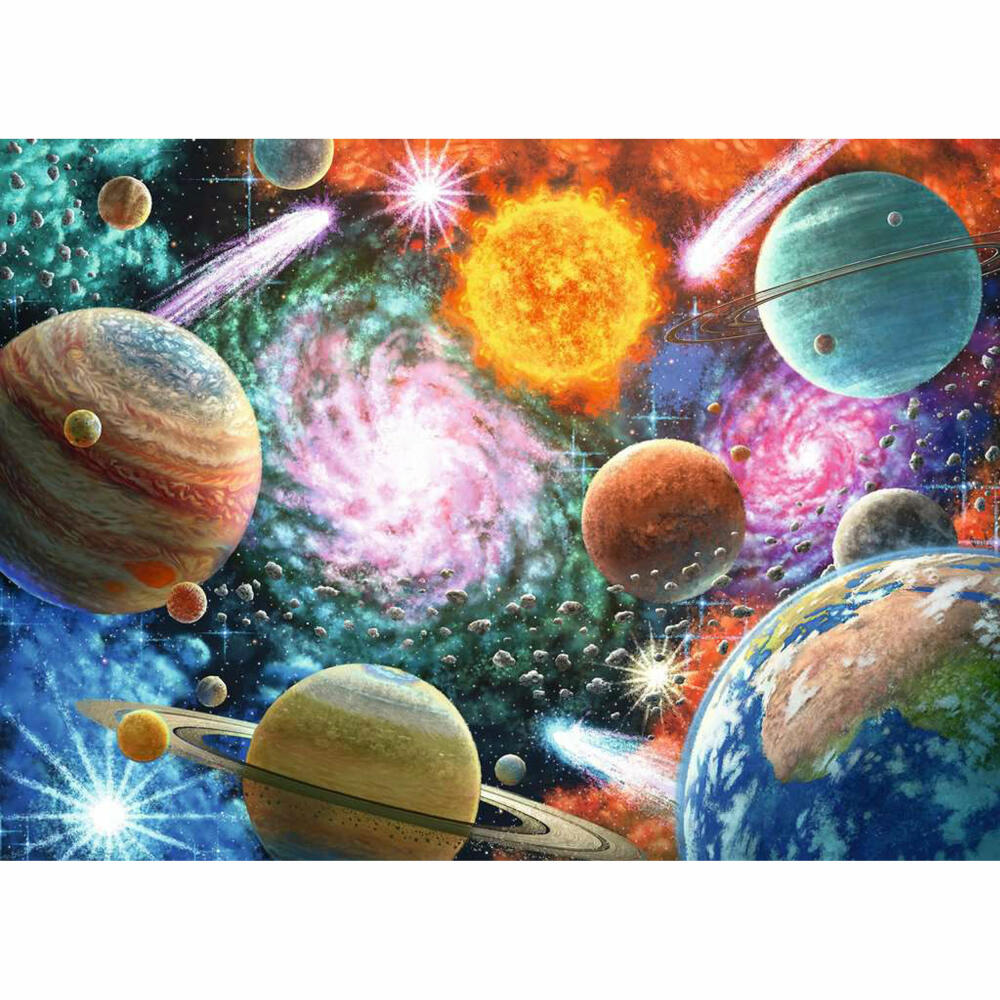 Ravensburger Sterne und Planeten, Puzzle, Kinderpuzzle, Legespiel, Kinder, 100 Teile XXL, 13346