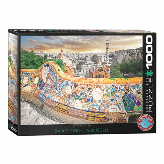 Eurographics Puzzle Barcelona Park Güell, 1000 Teile, 68 x 48 cm, 6000-0768