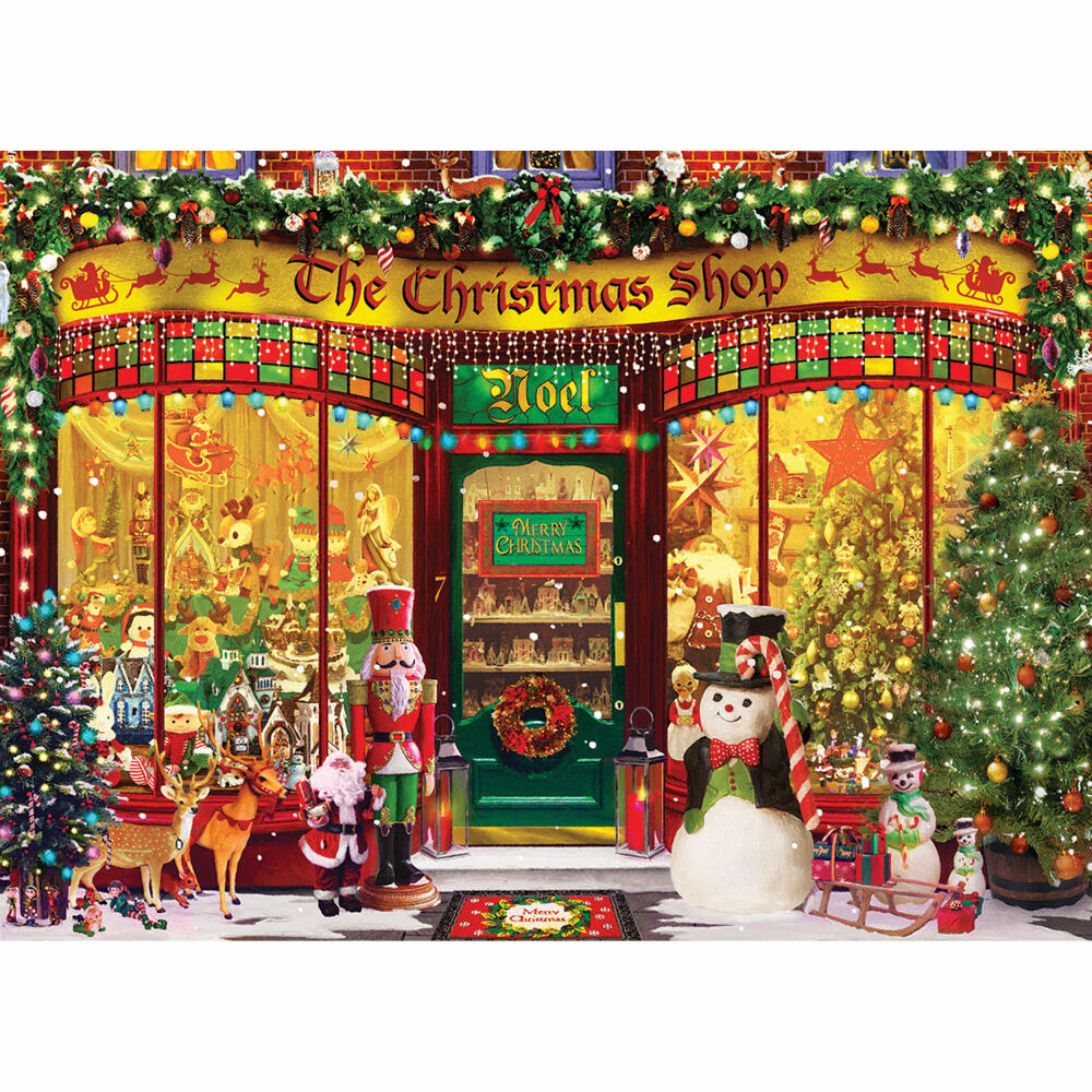 Eurographics Puzzle Der Weihnachtsladen von G. Wal, 1000 Teile, 68 x 48 cm, 6000-5521