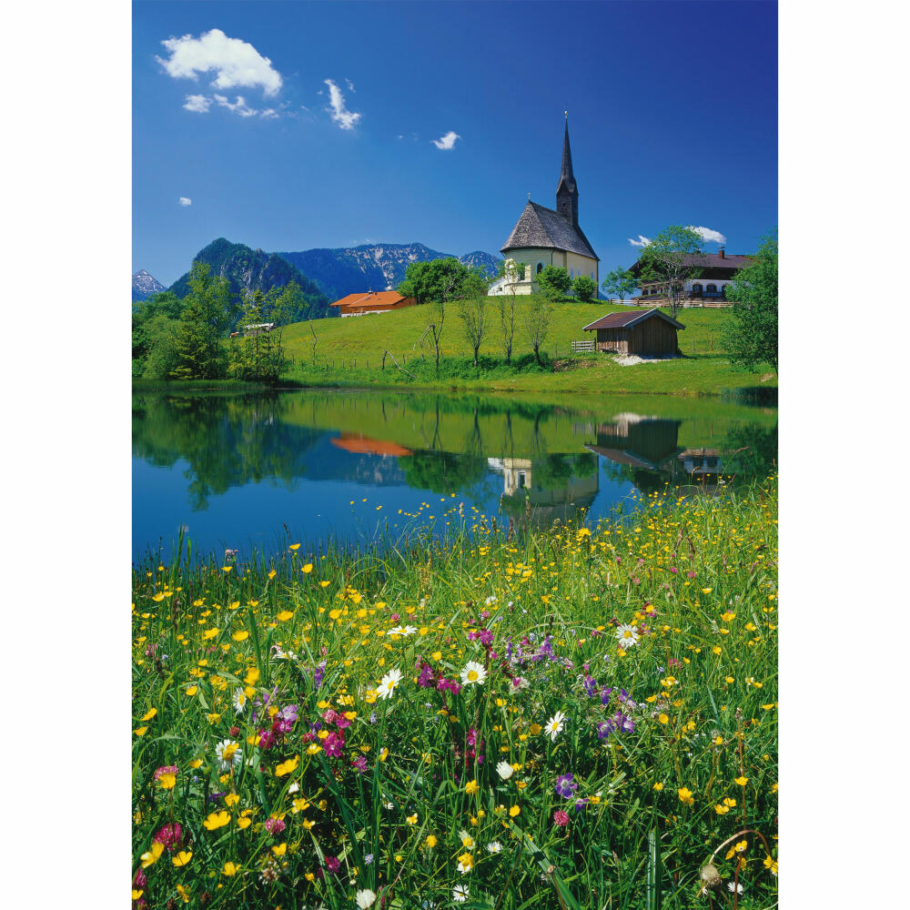 Schmidt Spiele Inzell, Einsiedlhof und Kirche St. Nikolaus, Erwachsenenpuzzle, Puzzle, ab 12 Jahre, 1000 Teile, 57391