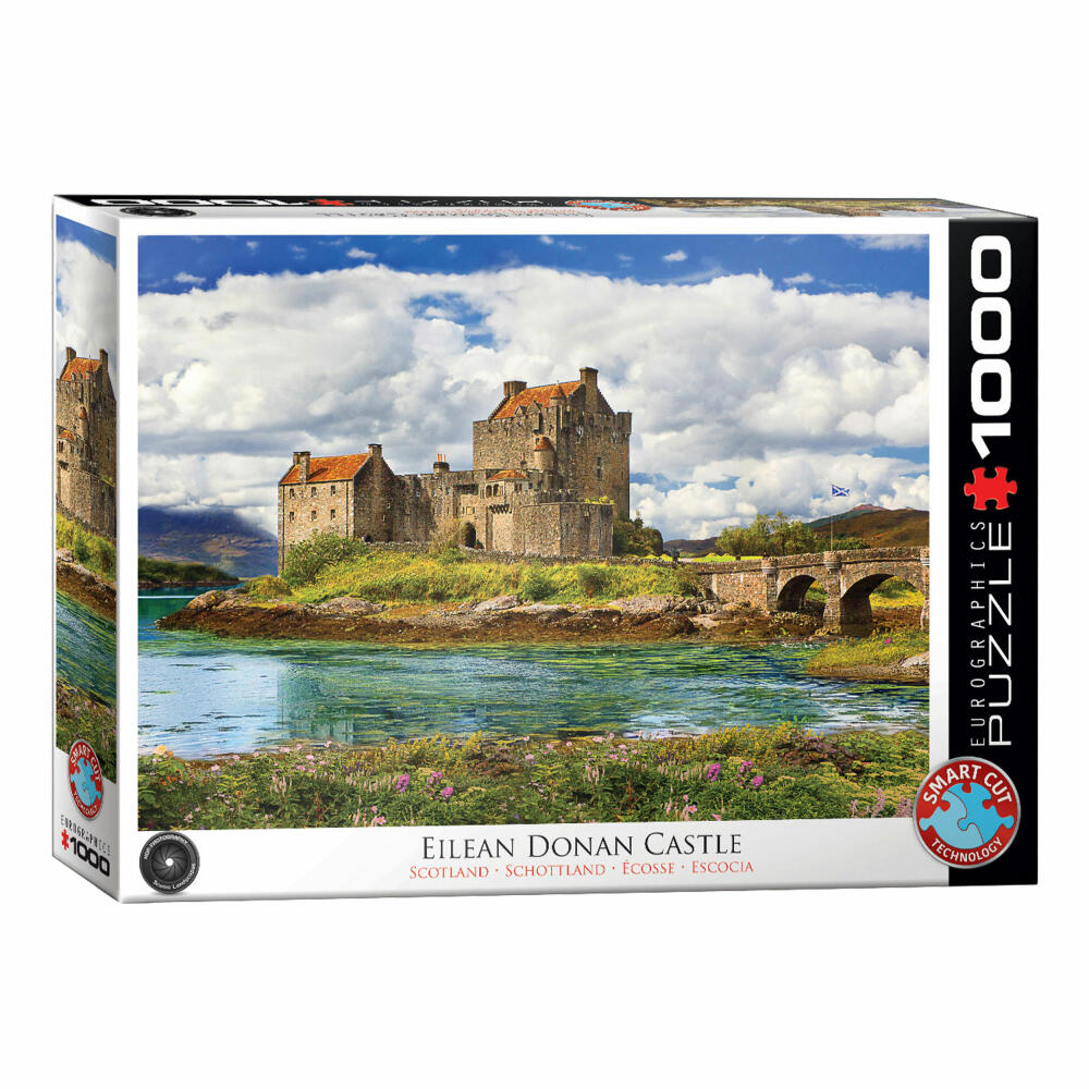 Eurographics Puzzle Eilean Donan Burg in Schottland, 1000 Teile, 68 x 48 cm, 6000-5375