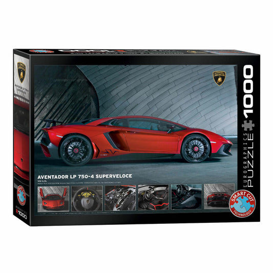 Eurographics Puzzle Lamborghini Aventador LP7504, 1000 Teile, 68 x 48 cm, 6000-0871