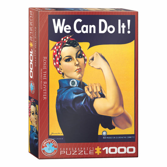 Eurographics Puzzle Rosie die Nieterin - We Can Do It, 1000 Teile, 68 x 48 cm, 6000-1292