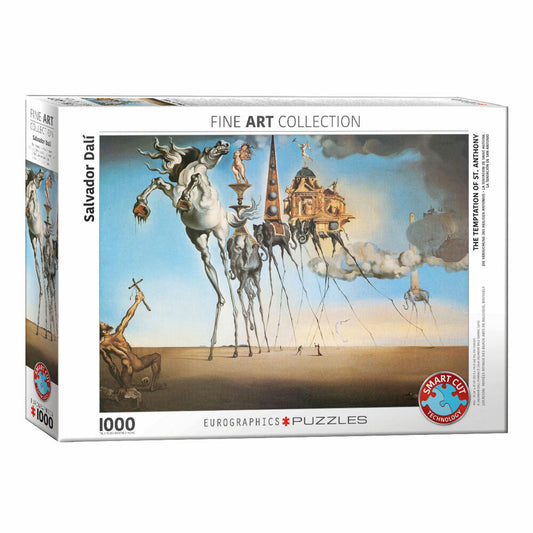 Eurographics Puzzle Die Versuchung des heiligen Antonious von Salvador Dali, 1000 Teile, 68 x 48 cm, 6000-0847