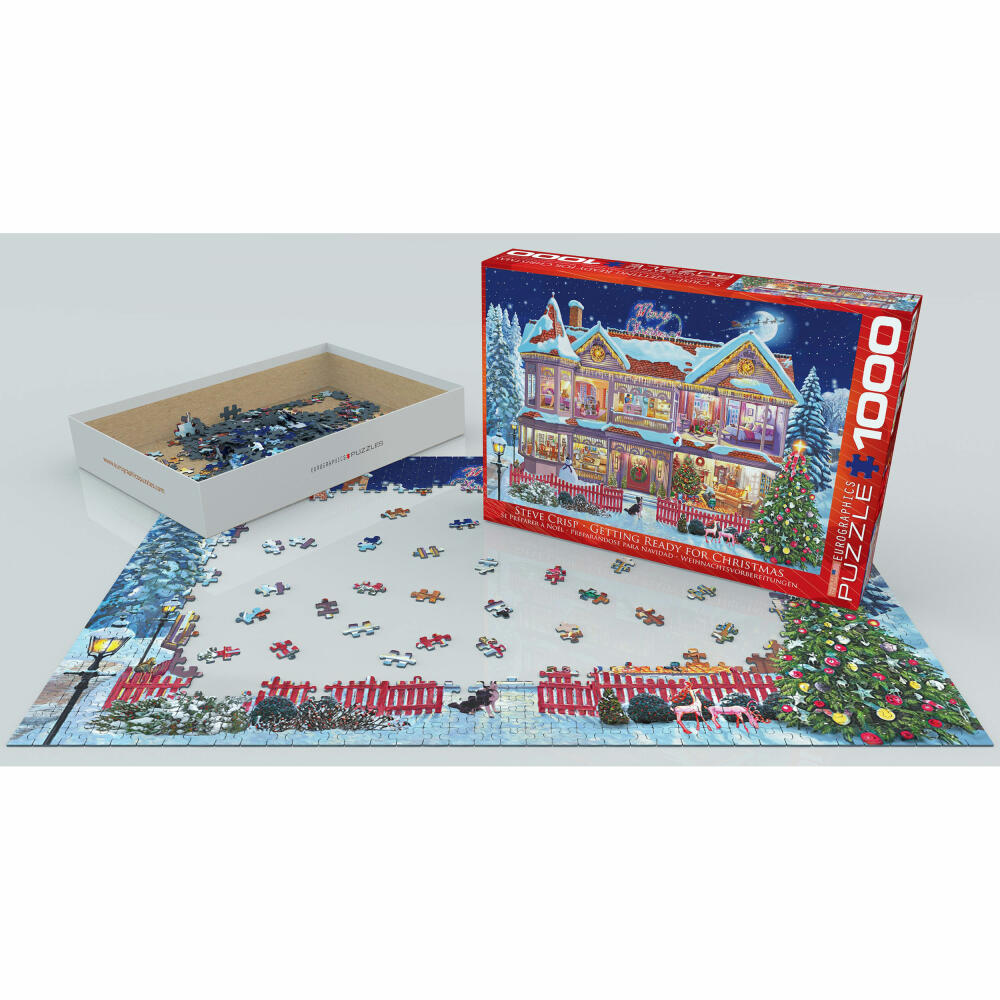 Eurographics Puzzle Weihnachtsvorbereitungen, 1000 Teile, 68 x 48 cm, 6000-0973