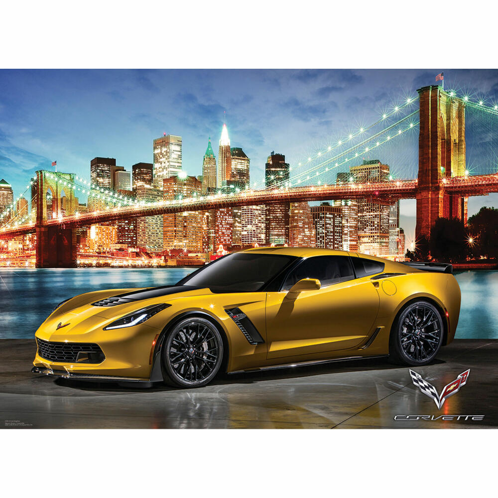 Eurographics Puzzle Corvette Z06 Out for a Spin, Auto, Sportwagen, 1000 Teile, 68 x 48 cm, 6000-0735