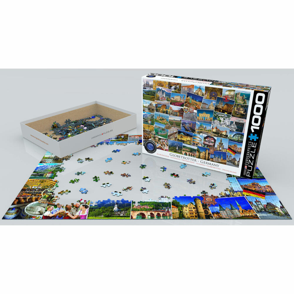 Eurographics Puzzle Globetrotter Deutschland, 1000 Teile, 68 x 48 cm, 6000-5465