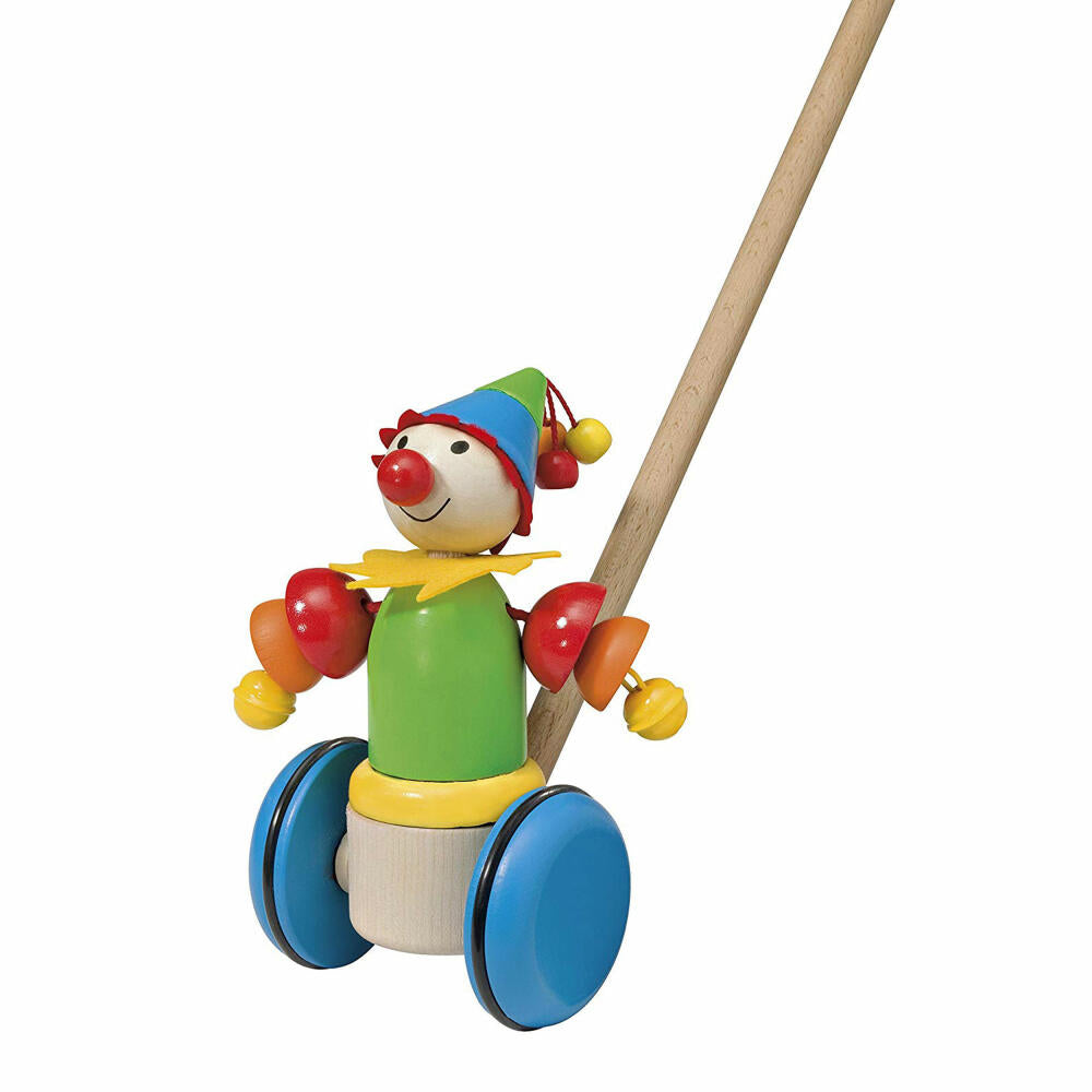 Selecta Spielzeug Smillo Schiebefigur, Schiebe Figur, Kleinkindspiel, Kleinkindspielzeug, Holz, 17 cm, 62034