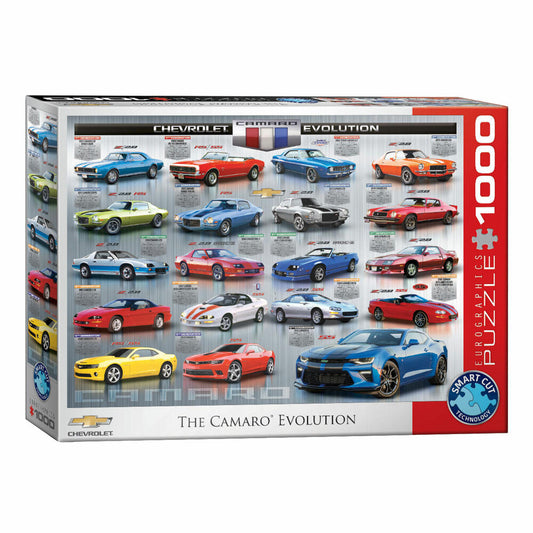 Eurographics Puzzle Chevrolet Camaro Evolution, Auto, Sportwagen, 1000 Teile, 68 x 48 cm, 6000-0733