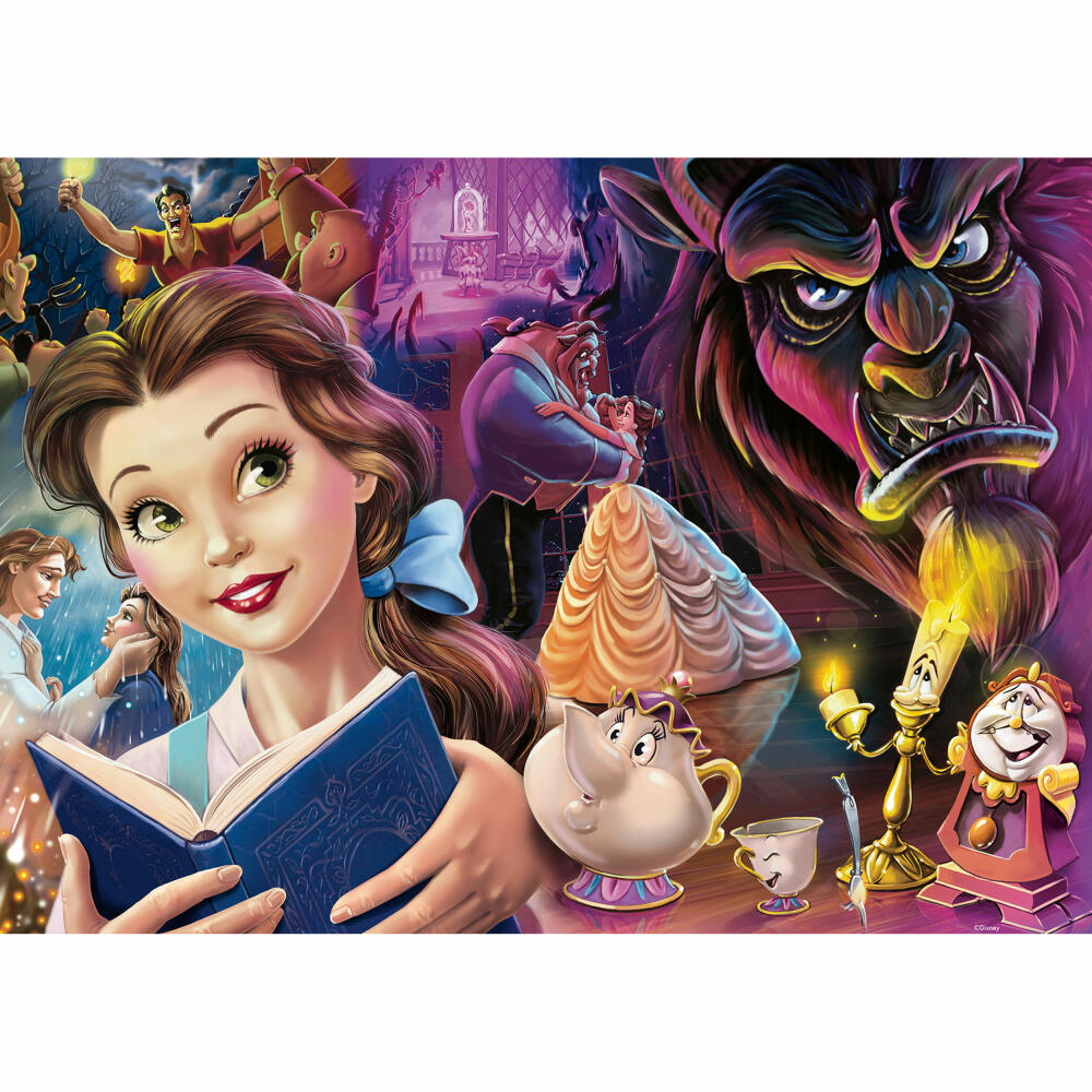 Ravensburger Belle die Disney Prinzessin, Erwachsenenpuzzle, Puzzle, 1000 Teile, 16486