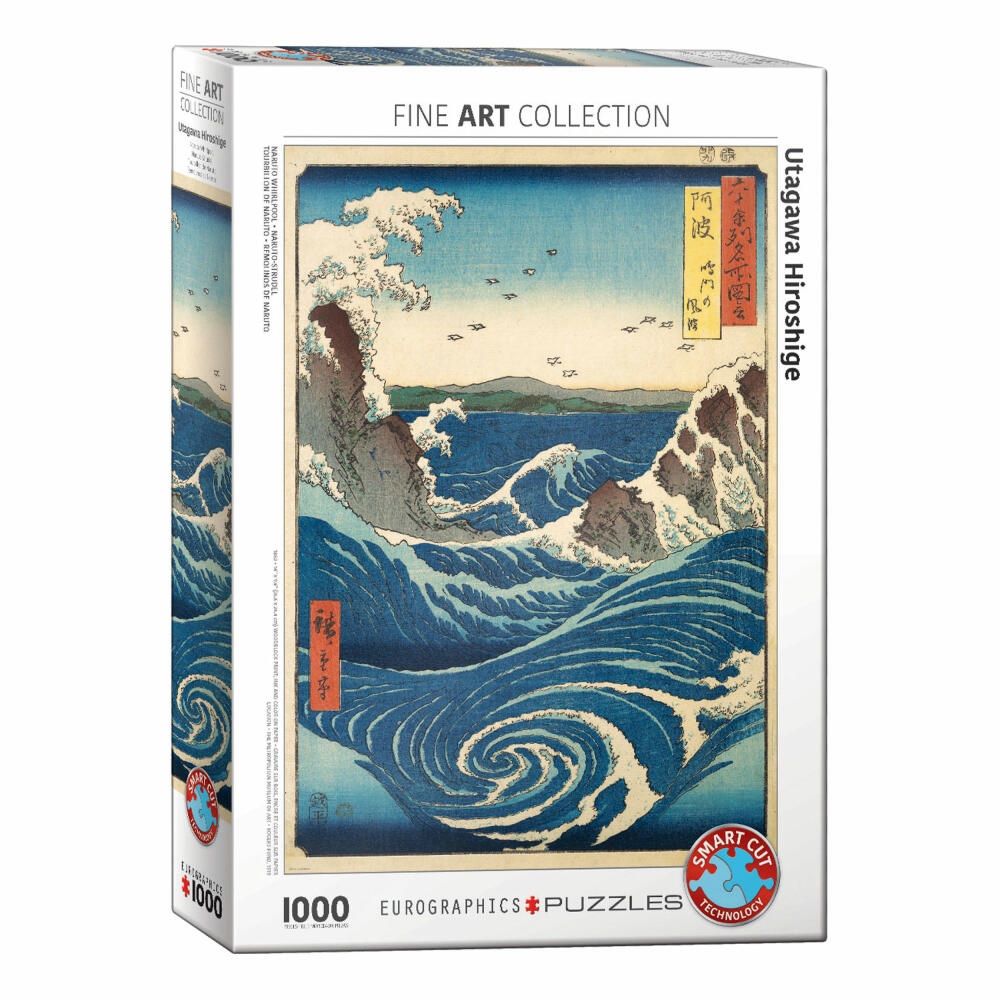 Eurographics Puzzle Naruto Strudel von Hiroshige, 1000 Teile, 68 x 48 cm, 6000-5767