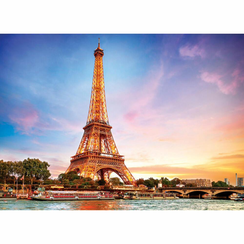 Eurographics Puzzle Paris Eiffelturm, Frankreich, 1000 Teile, 68 x 48 cm, 6000-0765