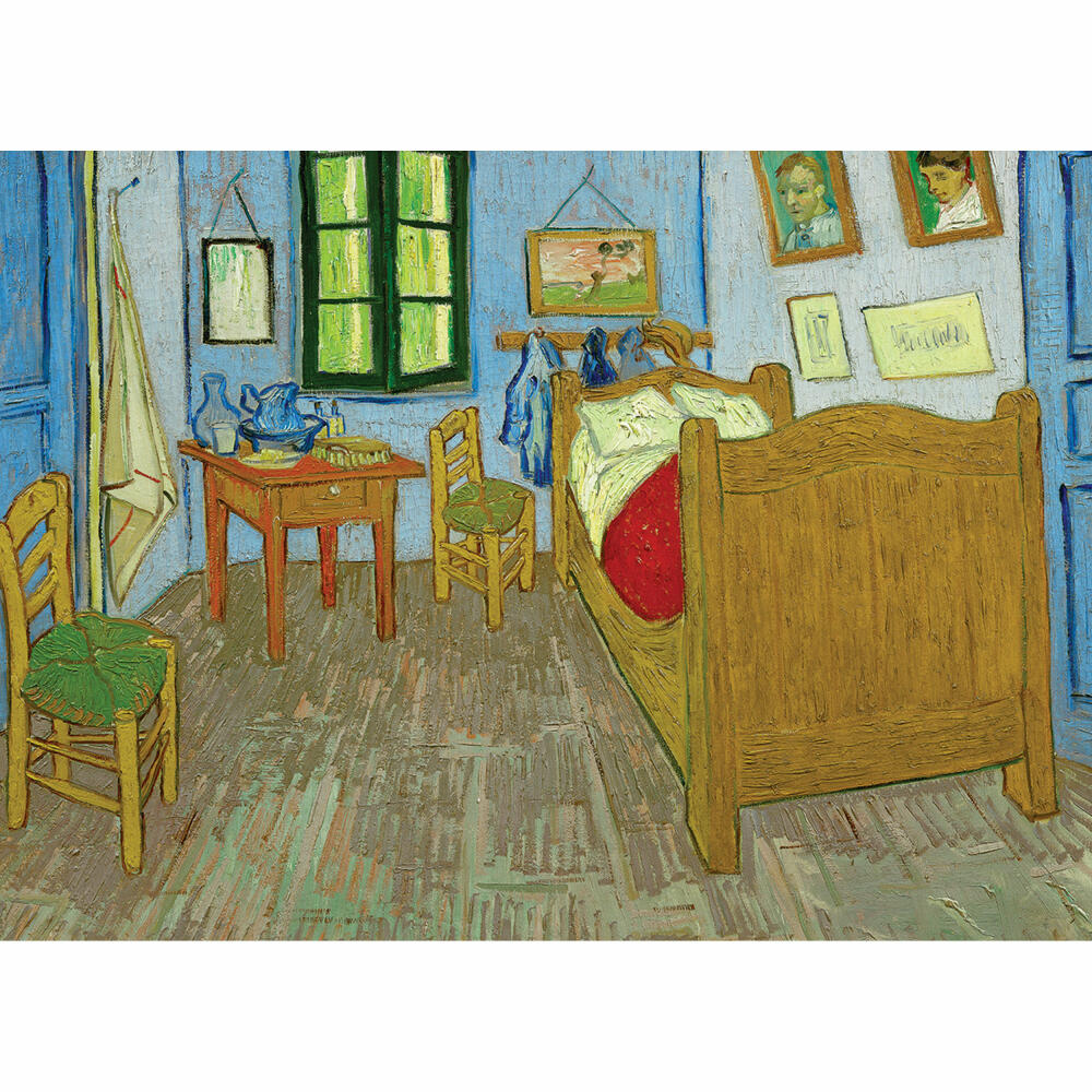 Eurographics Puzzle Schlafzimmer in Arles von Van Gogh, 1000 Teile, 68 x 48 cm, 6000-0838