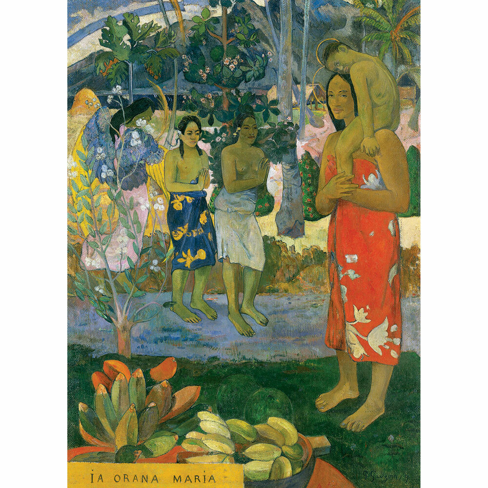 Eurographics Puzzle La Orana Maria von Gauguin, Gegrüßt seist Du Maria, 1000 Teile, 68 x 48 cm, 6000-0835