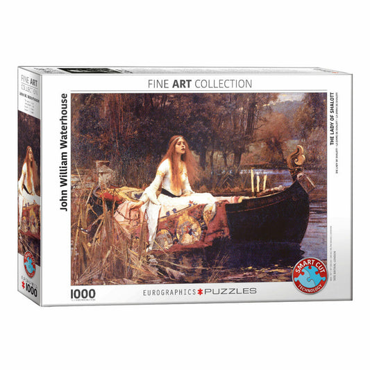 Eurographics Puzzle Die Lady of Shalott von John Waterhouse, 1000 Teile, 68 x 48 cm, 6000-1133