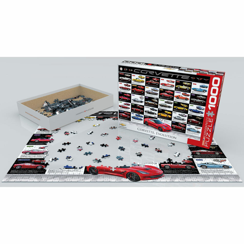 Eurographics Puzzle Evolution der Covettes, 1000 Teile, 68 x 48 cm, 6000-0683