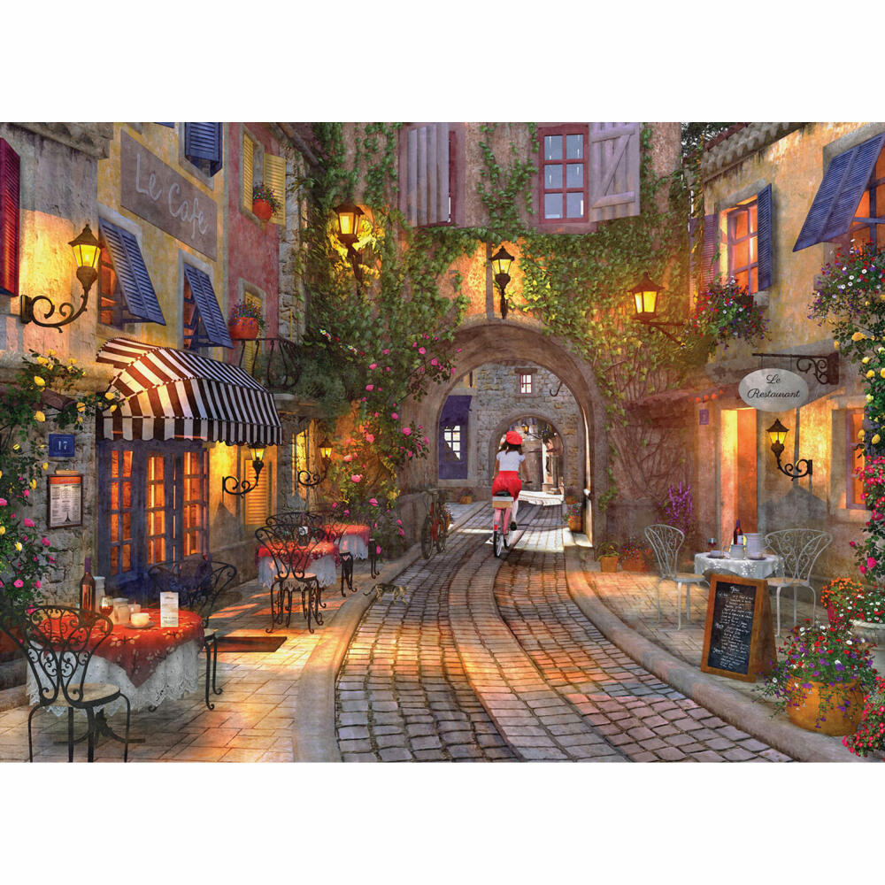 Eurographics Puzzle Französicher Gehweg von Dominic Davision, 1000 Teile, 68 x 48 cm, 6000-0961