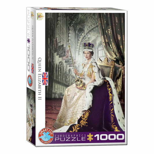 Eurographics Puzzle Königin Elizabeth II, 1000 Teile, 68 x 48 cm, 6000-0919