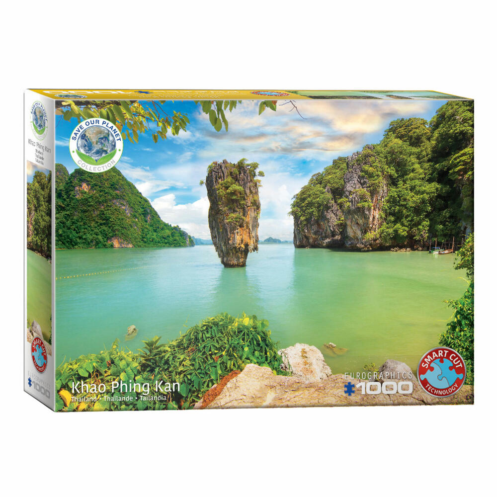 Eurographics Puzzle Rette unseren Planeten - Thailand, 1000 Teile, 68 x 48 cm, 6000-5788