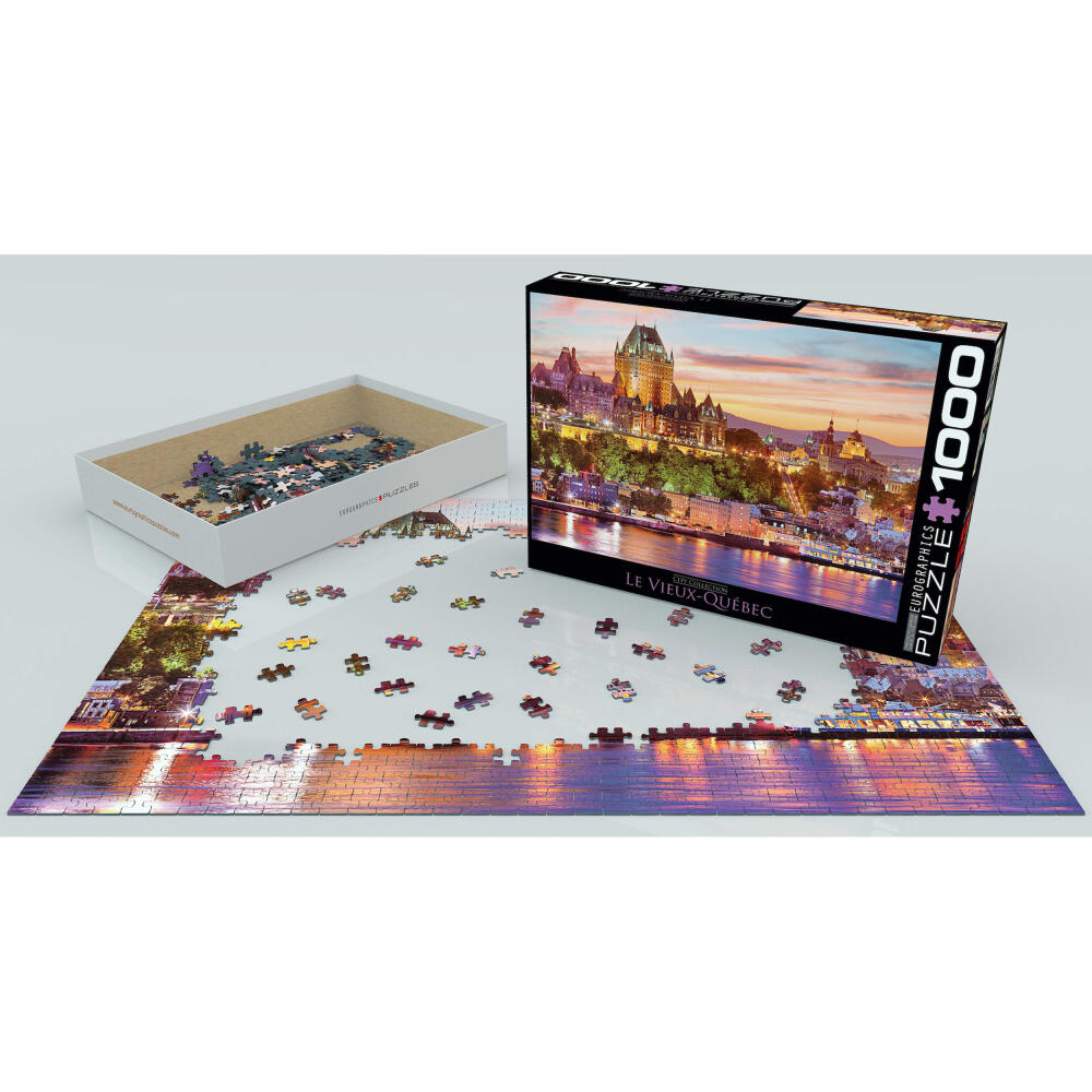 Eurographics Puzzle Ville de Québec, Kanada, 1000 Teile, 68 x 48 cm, 6000-0763