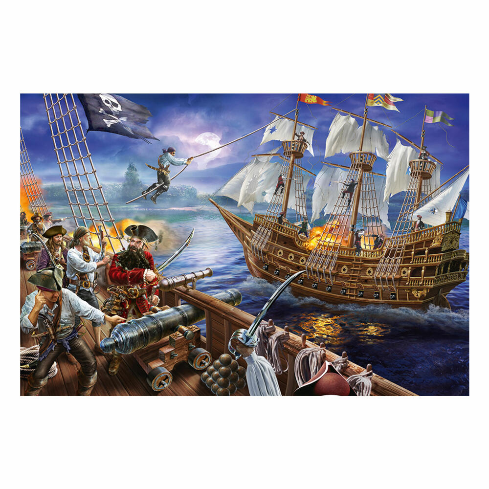 Schmidt Spiele Abenteuer mit den Piraten, 150 Puzzleteile, Kinderpuzzle, Puzzle, 1 Spieler, 56252