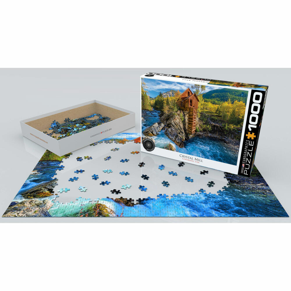 Eurographics Puzzle Crystal Mill, Landschaft, 1000 Teile, 68 x 48 cm, 6000-5473