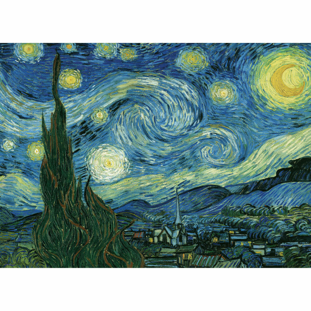 Eurographics Puzzle Sternennacht von Vincent van Gogh, 1000 Teile, 68 x 48 cm, 6000-1204