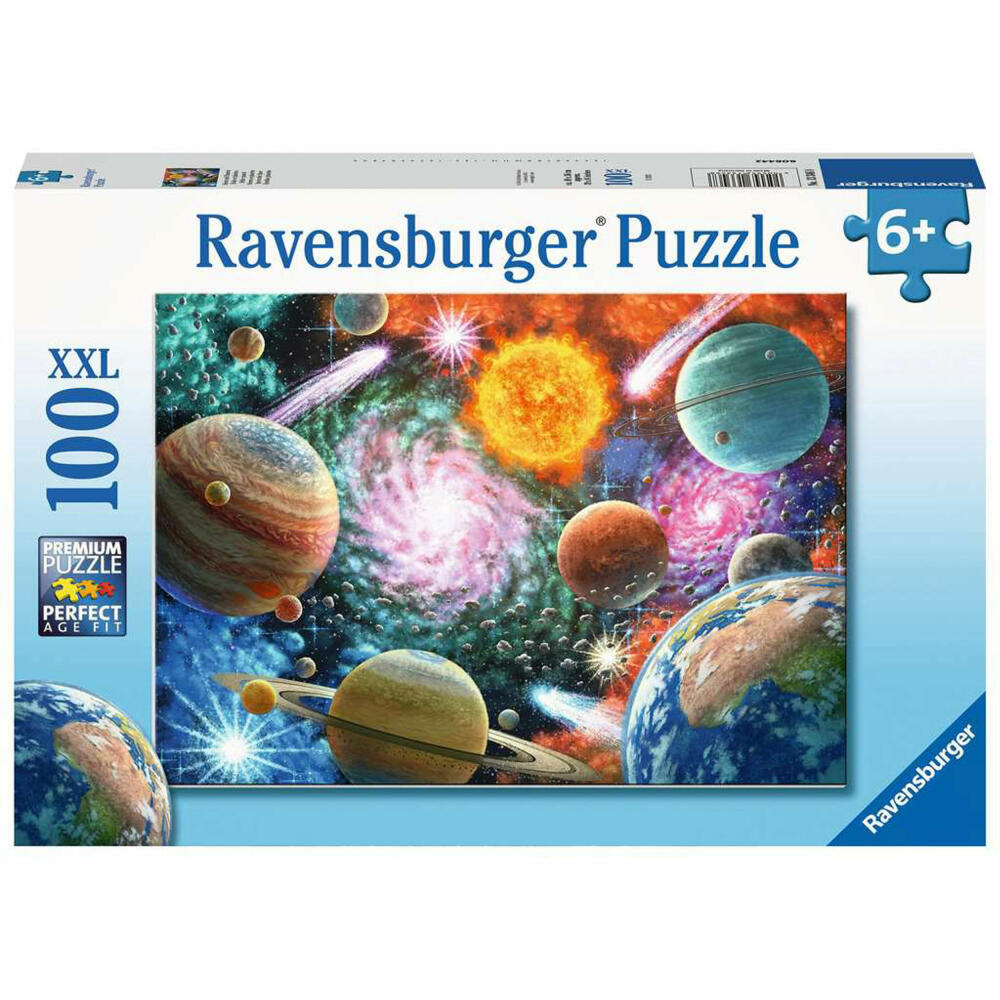 Ravensburger Sterne und Planeten, Puzzle, Kinderpuzzle, Legespiel, Kinder, 100 Teile XXL, 13346