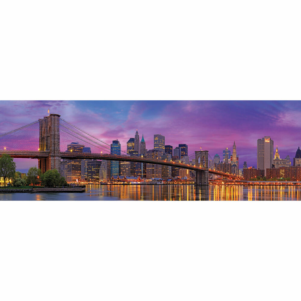 Eurographics Puzzle Brooklyn Bridge New York, 1000 Teile Panorama, 33 x 99 cm, 6010-5301