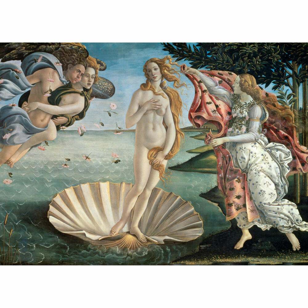 Eurographics Puzzle Die Geburt der Venus von Sandro Botticelli, 1000 Teile, 68 x 48 cm, 6000-5001